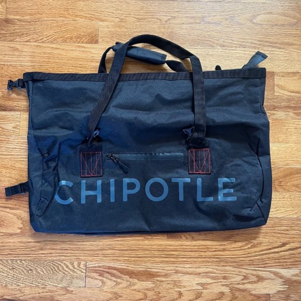 EUC‎ Chipotle Duffle Bag Unisex Limited Edition Black Water Resistant